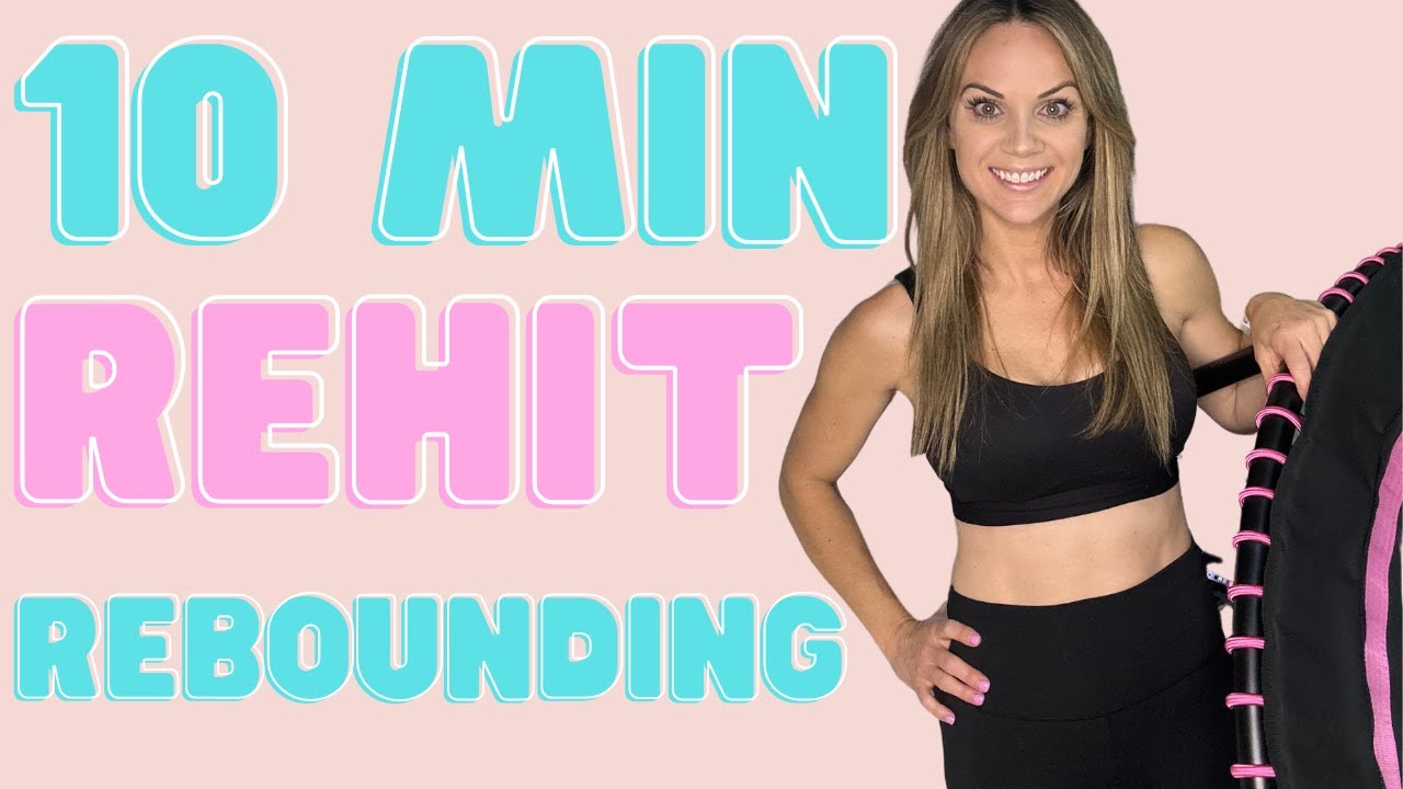10 MIN REHIT REBOUNDING | Mini Trampoline HIIT Workout | Fast & Effective AT HOME Cardio