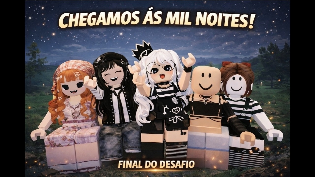 CHEGAMOS A 1000 NOITES com INSCRITOS no 99 Noites na Floresta 🌙🔥 | DESAFIO DE MIL DIAS