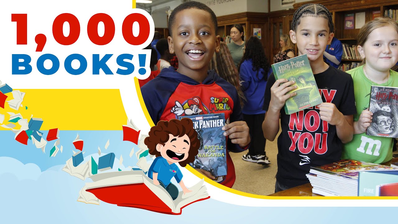WeLoveU Donates Over 1,000 Books to Vernon Hill Elementary Students