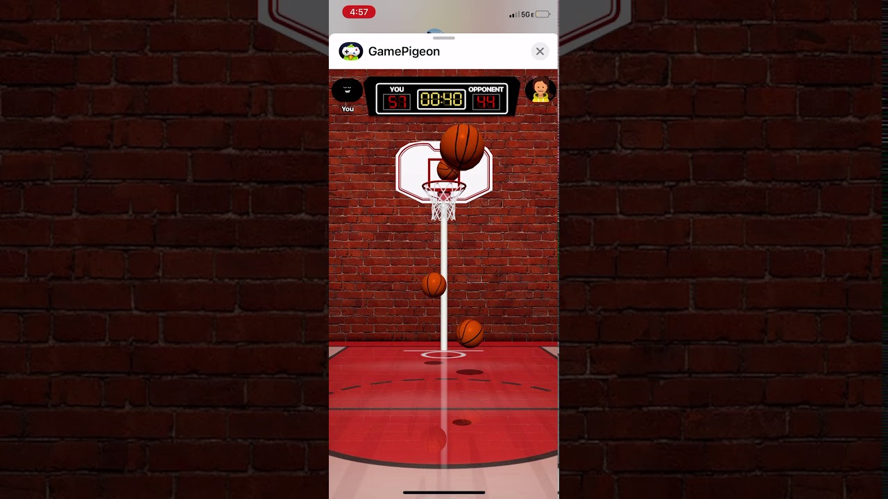 iMessage Basketball WORLD RECORD 106 Points
