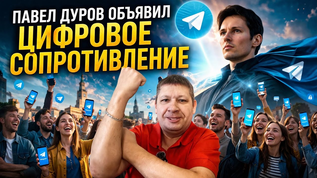 ⚡ ПАВЕЛ ДУРОВ ОБЪЯВИЛ ЦИФРОВОЕ СОПРОТИВЛЕНИЕ! Волхонский