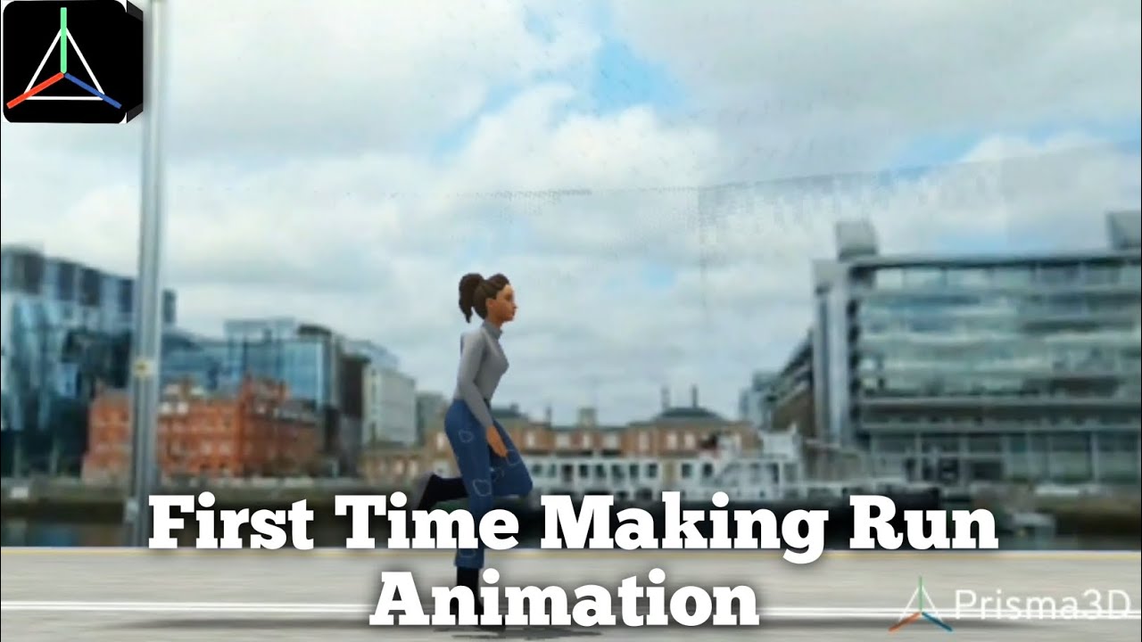 First Time Making Run Animation// How To Make Run Animation Prisma 3D @EditingExpress3D.