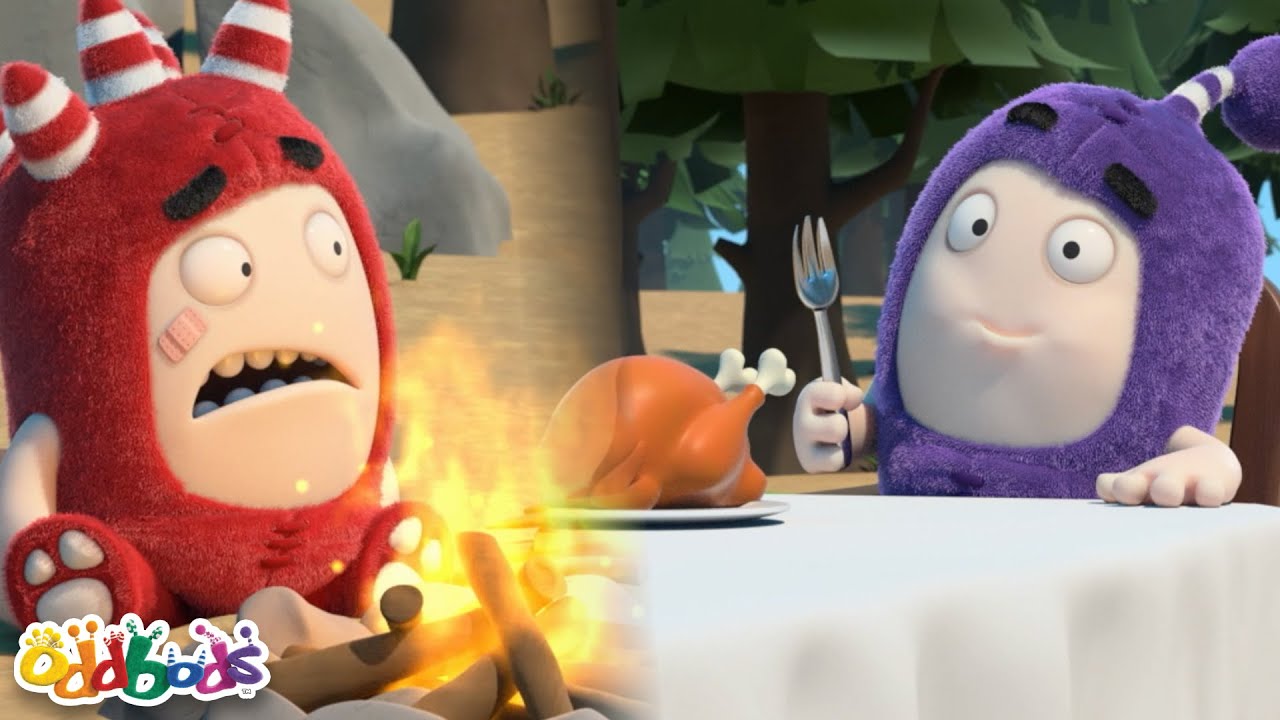 🏕️Camping VS Glamping!🚐 + More | OddBods | Cartoons for Kids | Moonbug Kids - Back To School