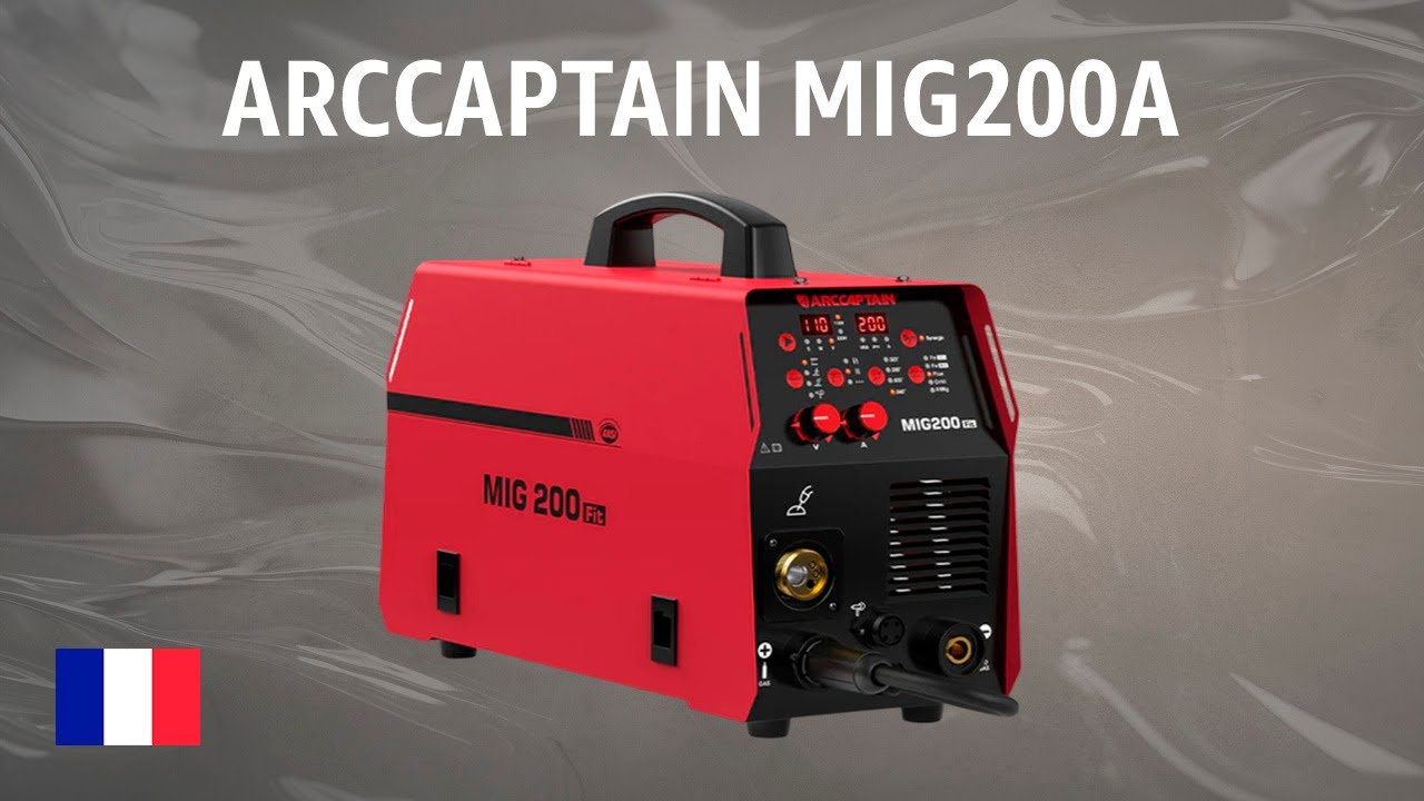 Appareil de soudage MIG MAG ARCCAPTAIN MIG200A | TEST | Français