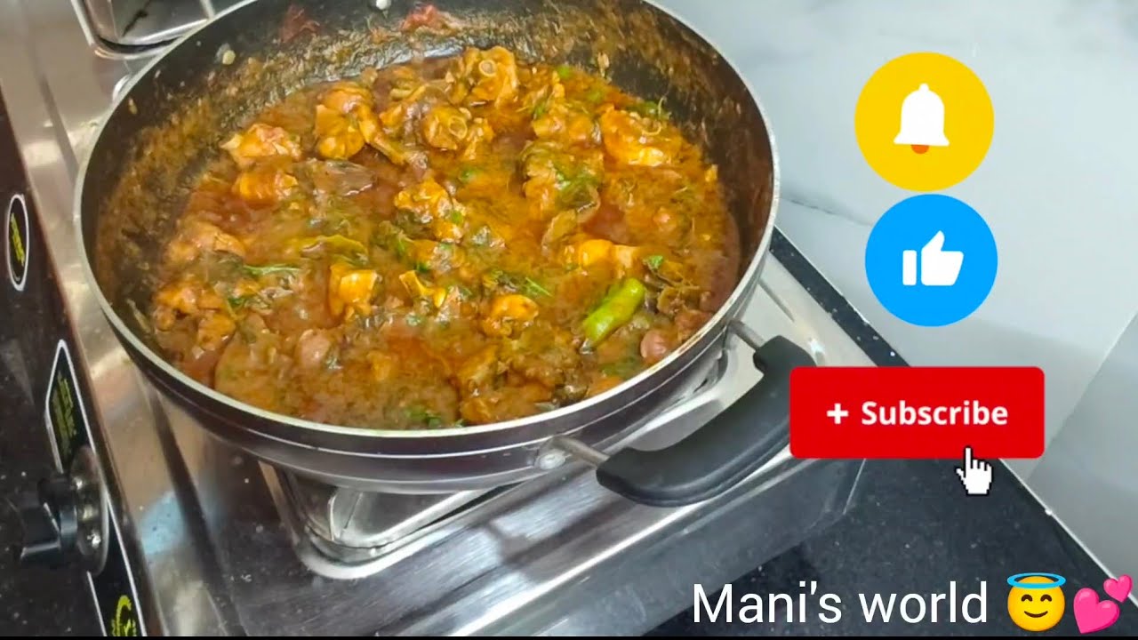 మెంతికూర చికెన్ కర్రీ 🤤😋#housewife life#mani's world#subsribe