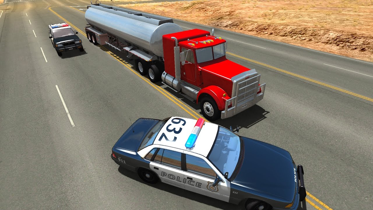 Extreme Police Chases Crashes&Fails #7 - BeamNG DRIVE