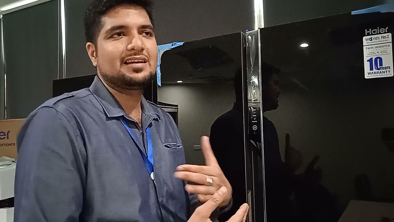 Demo of  HAIER side by side (Model:622 IBG)