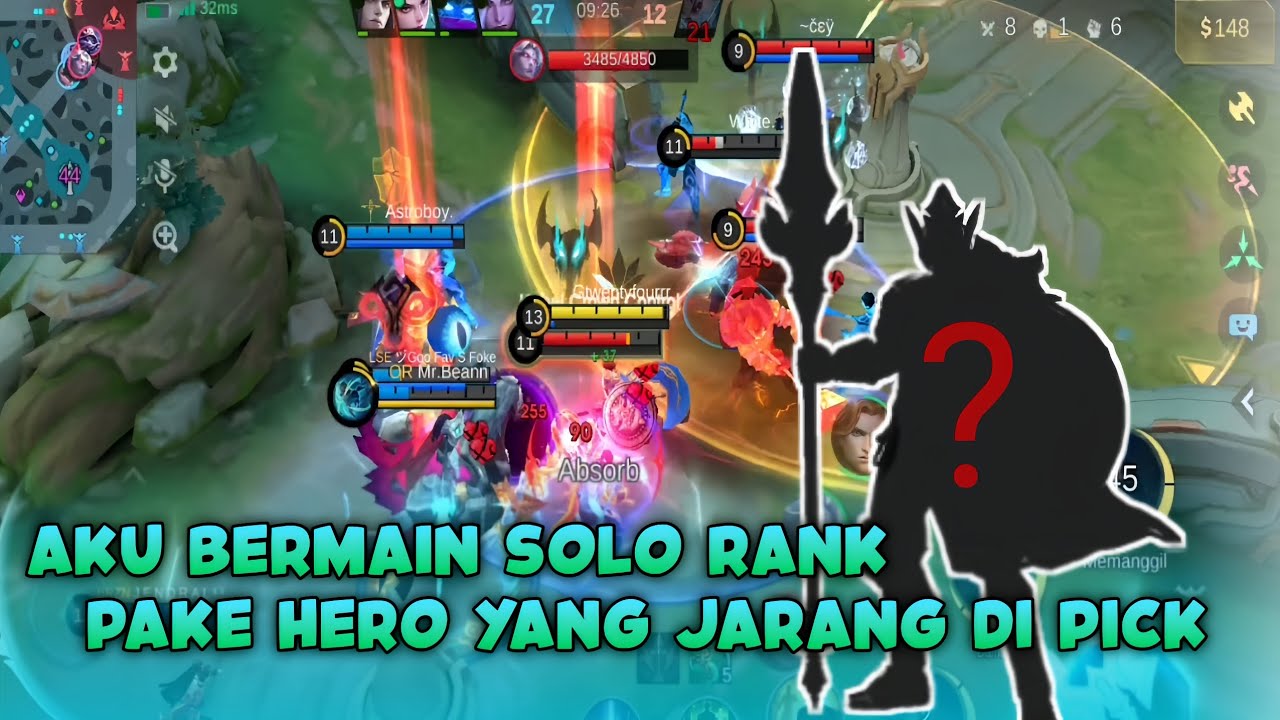 AKU SUDAH MULAI SUKA DENGAN HERO INI, APAKAH AKU AKAN PUSH SAMPAI GLOBAL??? #kontenkreator #shorts