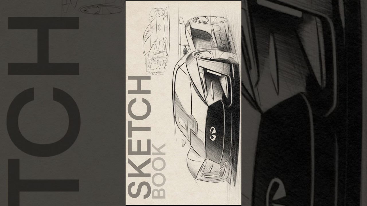 🔥 Sketchbook – Keep Drawing #04 | Dynamic Car Sketching Practice (60s)