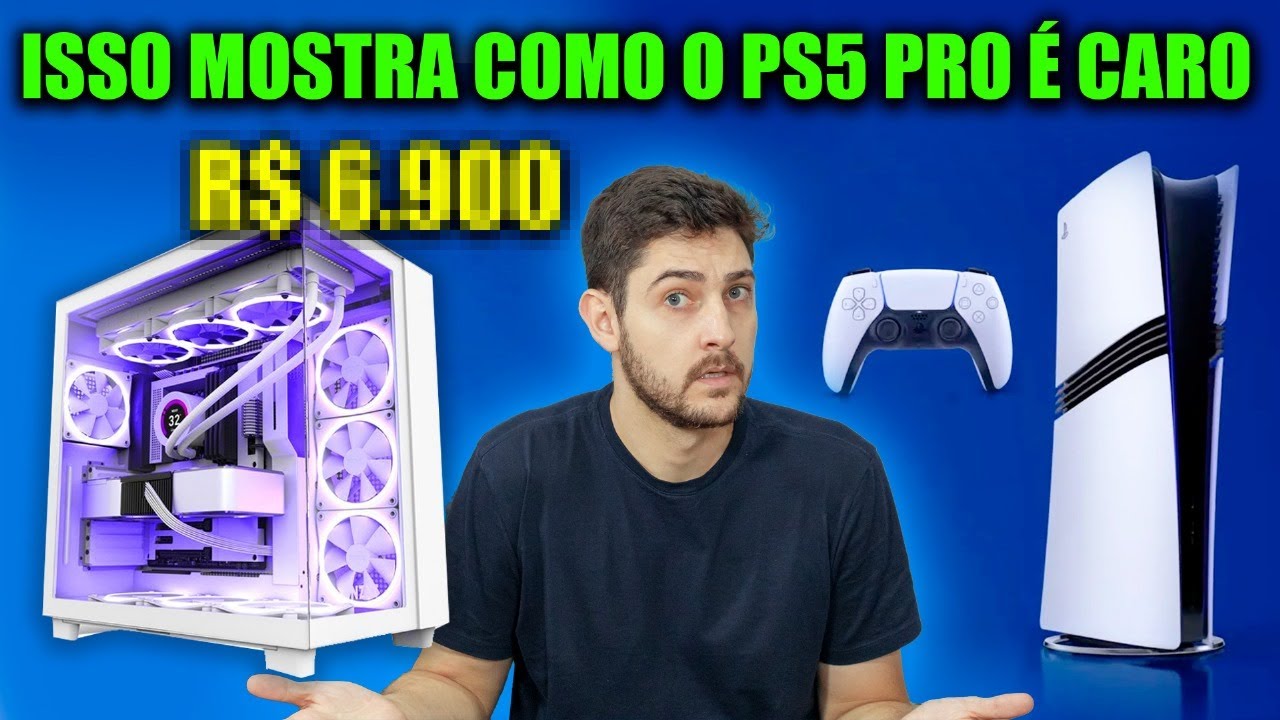 QUANTO CUSTA UM PC GAMER COM O MESMO DESEMPENHO DO NOVO PS5 PRO?
