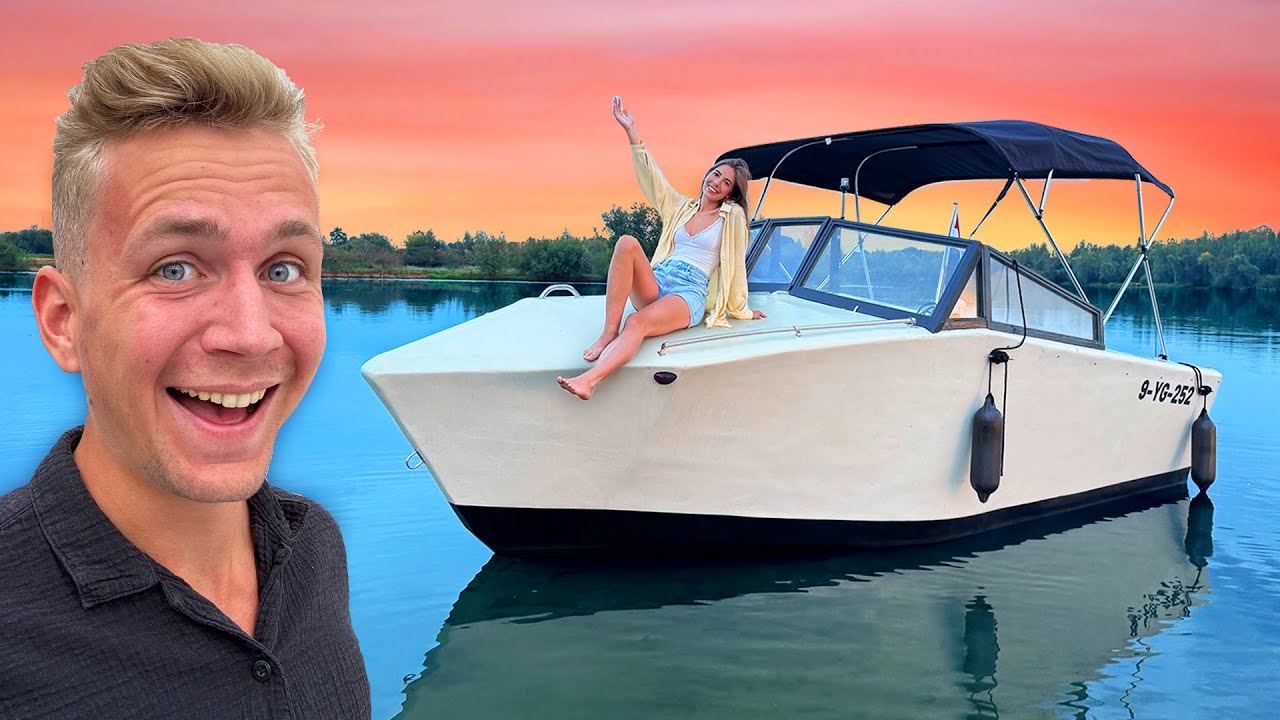 SLAPEN OP DE BOUW BOOT MET VRIENDIN !!