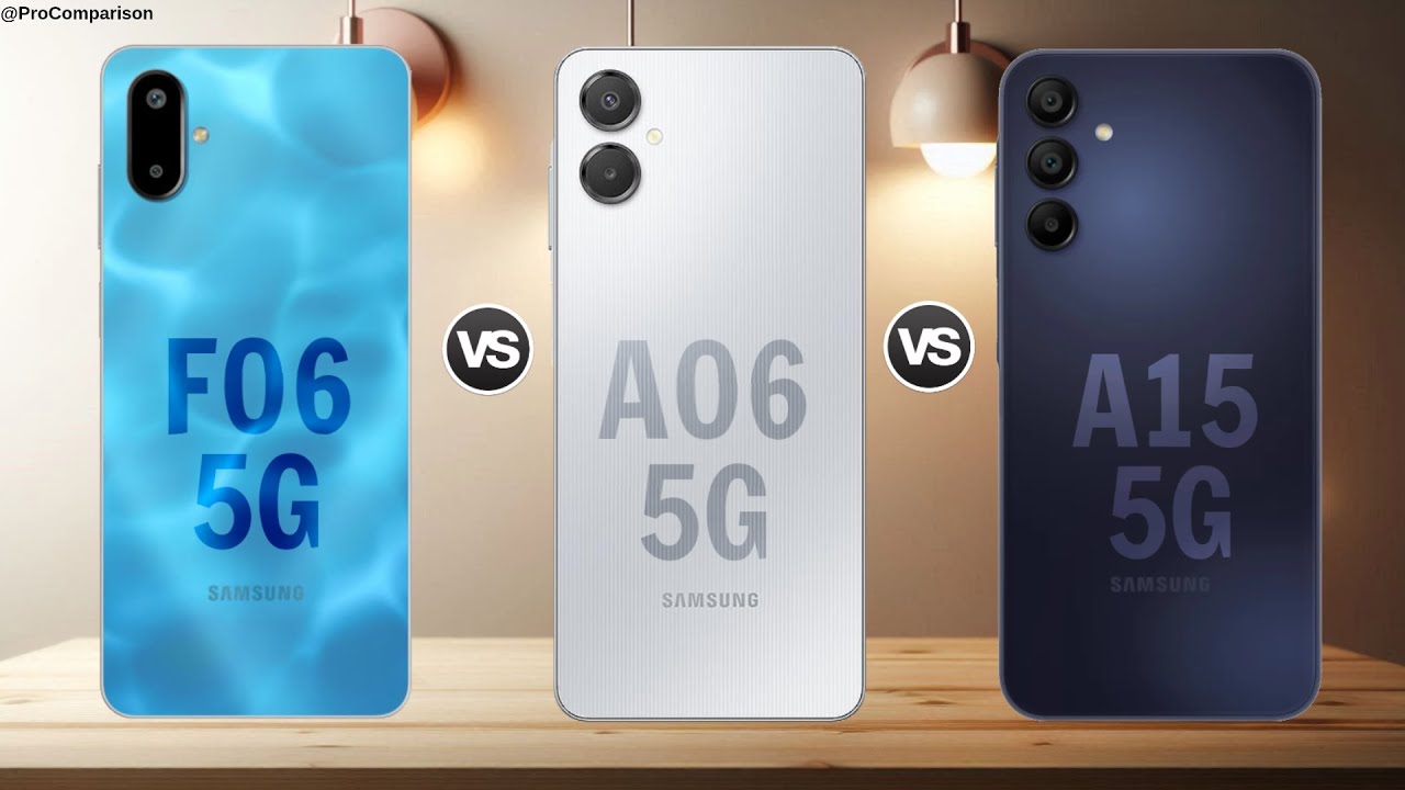 Samsung F06 5g vs Samsung A06 5g vs Samsung A15 5g || Full Comparison