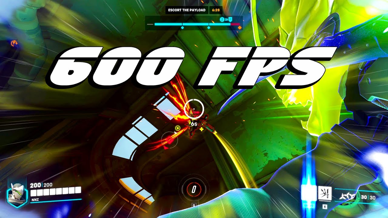 Overwatch 2 but it's 600 FPS