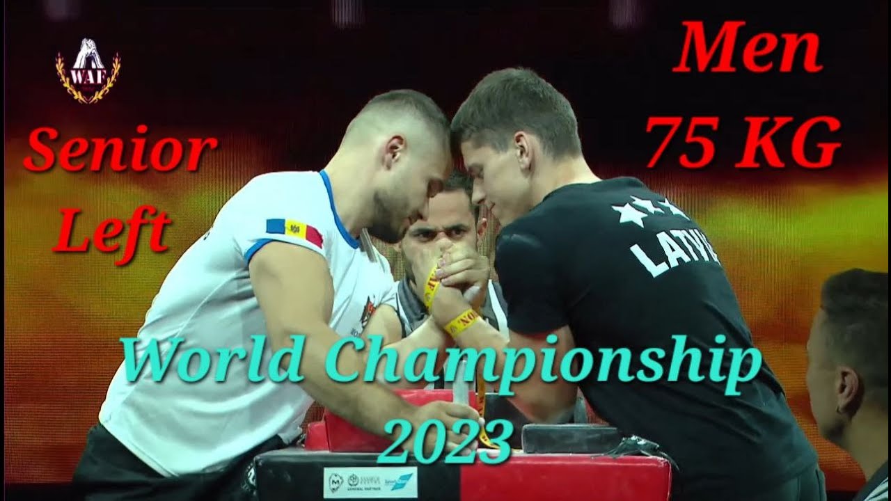 World Armwrestling Championship 2023 Senior Men 75 Kg Category Left Arm