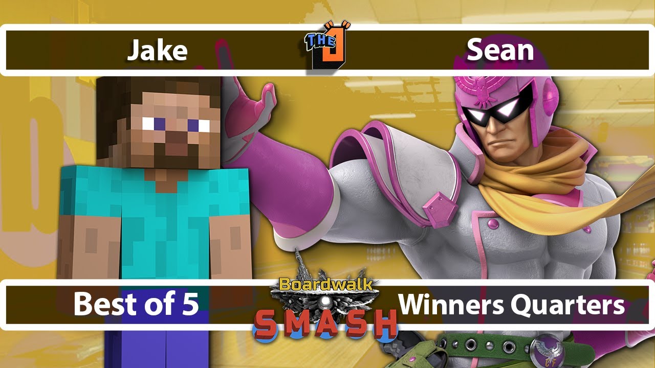 The Boardwalk Monthly - Jake (Steve) vs Sean (Captain Falcon) - Winners Quarters - Smash Ultimate