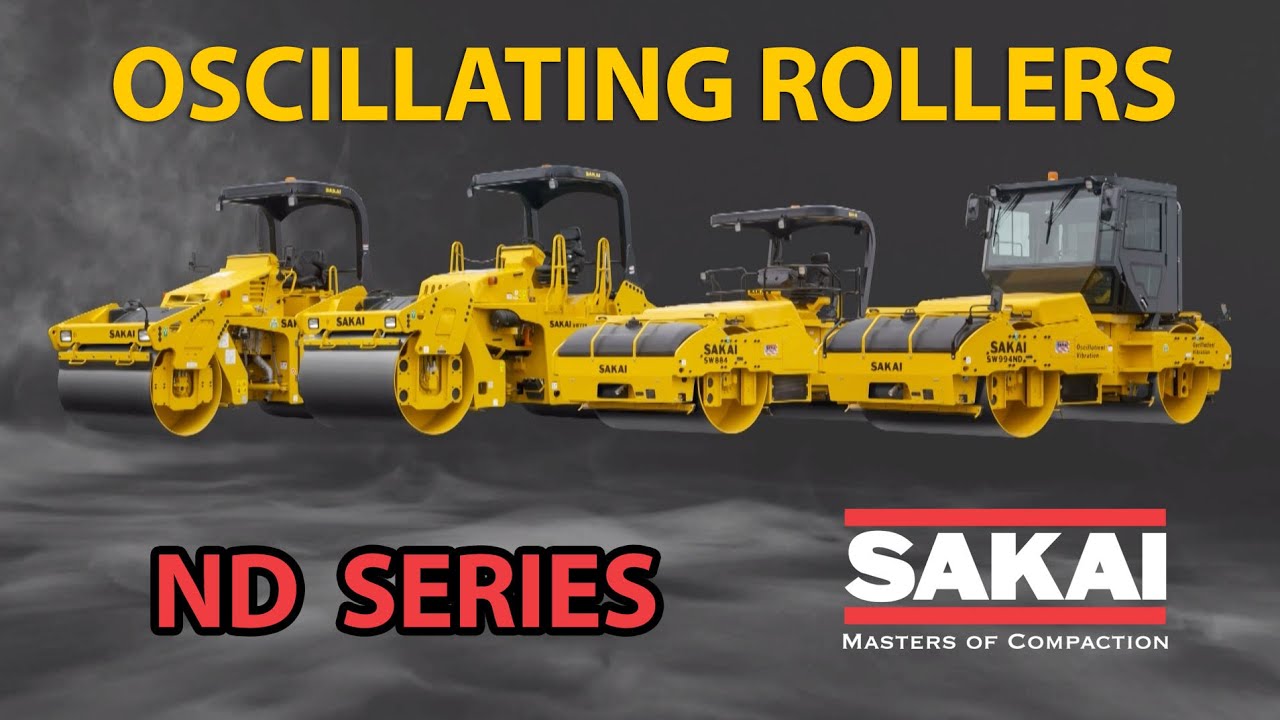 Sakai Oscillatory Asphalt Rollers - How Osc Works & ND Series Overview