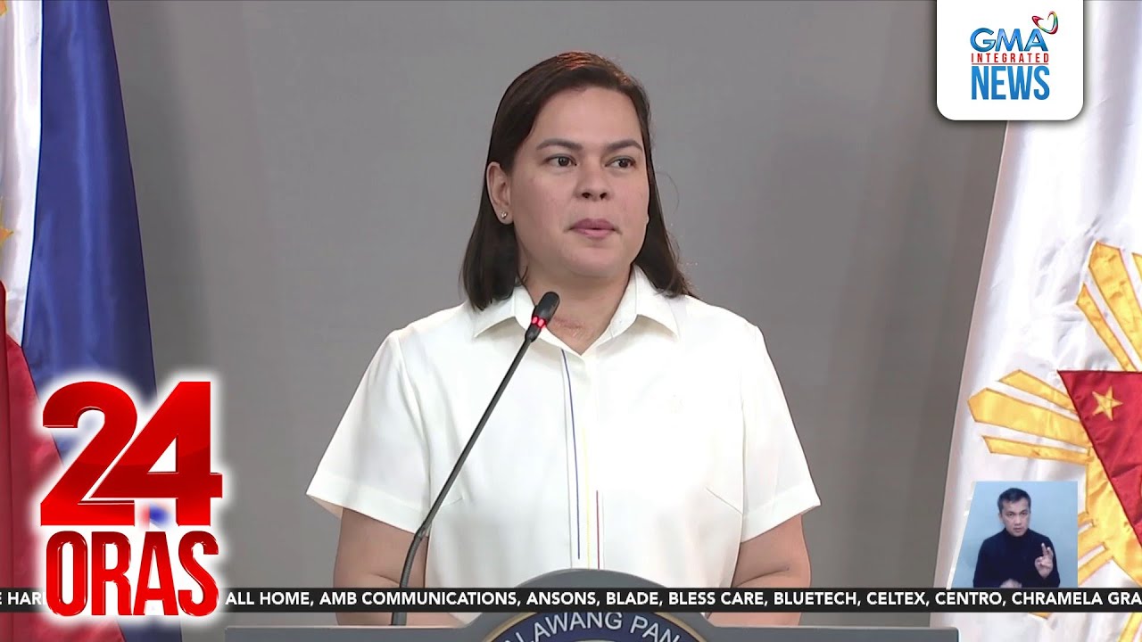 VP Sara Duterte, naniniwalang ‘di magiging patas ang imbestigasyon ng NBI | 24 Oras
