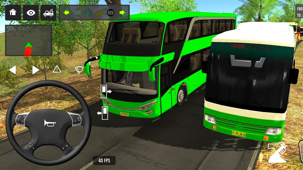 💥🤩Bus simulator indonesia ll new euro coach bus simulator indonesia 😝ll 