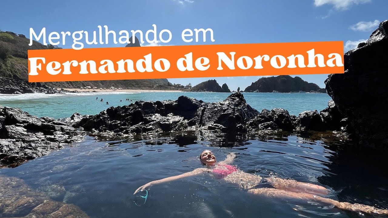 Mergulho em Fernando de Noronha | Snorkel com Peixes no Mar Azul 🌊🐠
