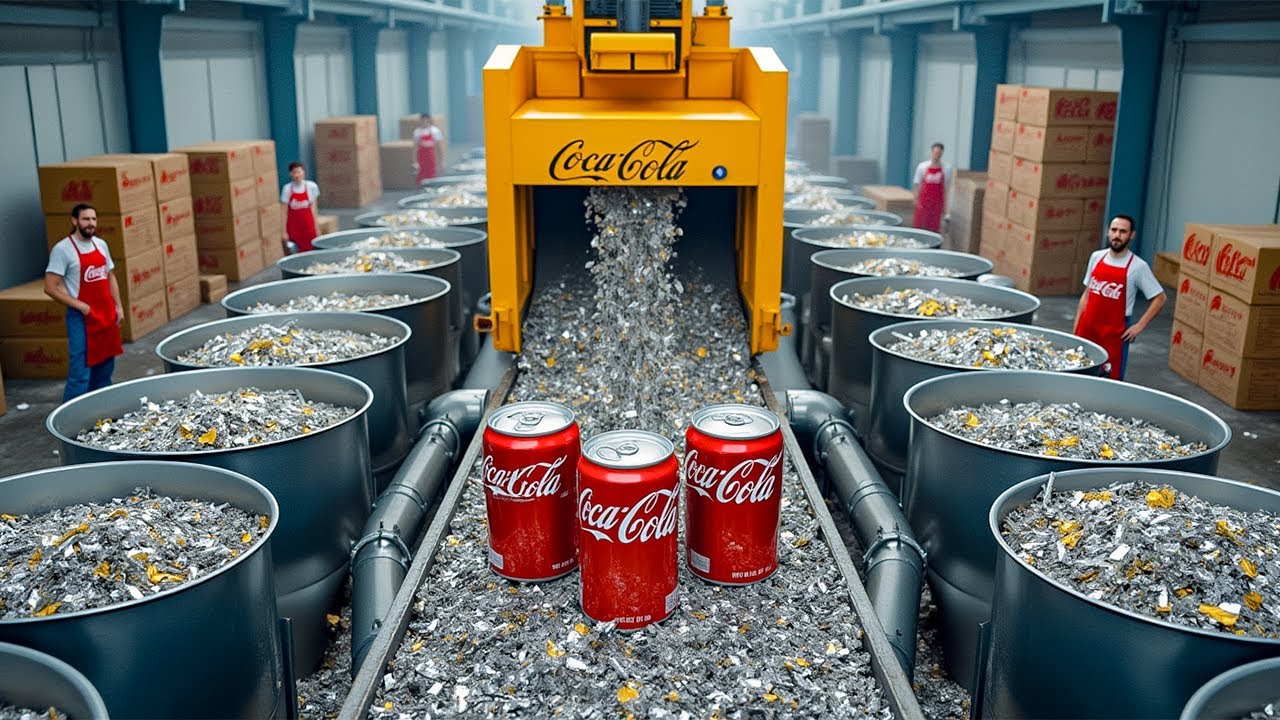 How Coca-Cola Recycles Over 15 BILLION Aluminum Cans EACH YEAR