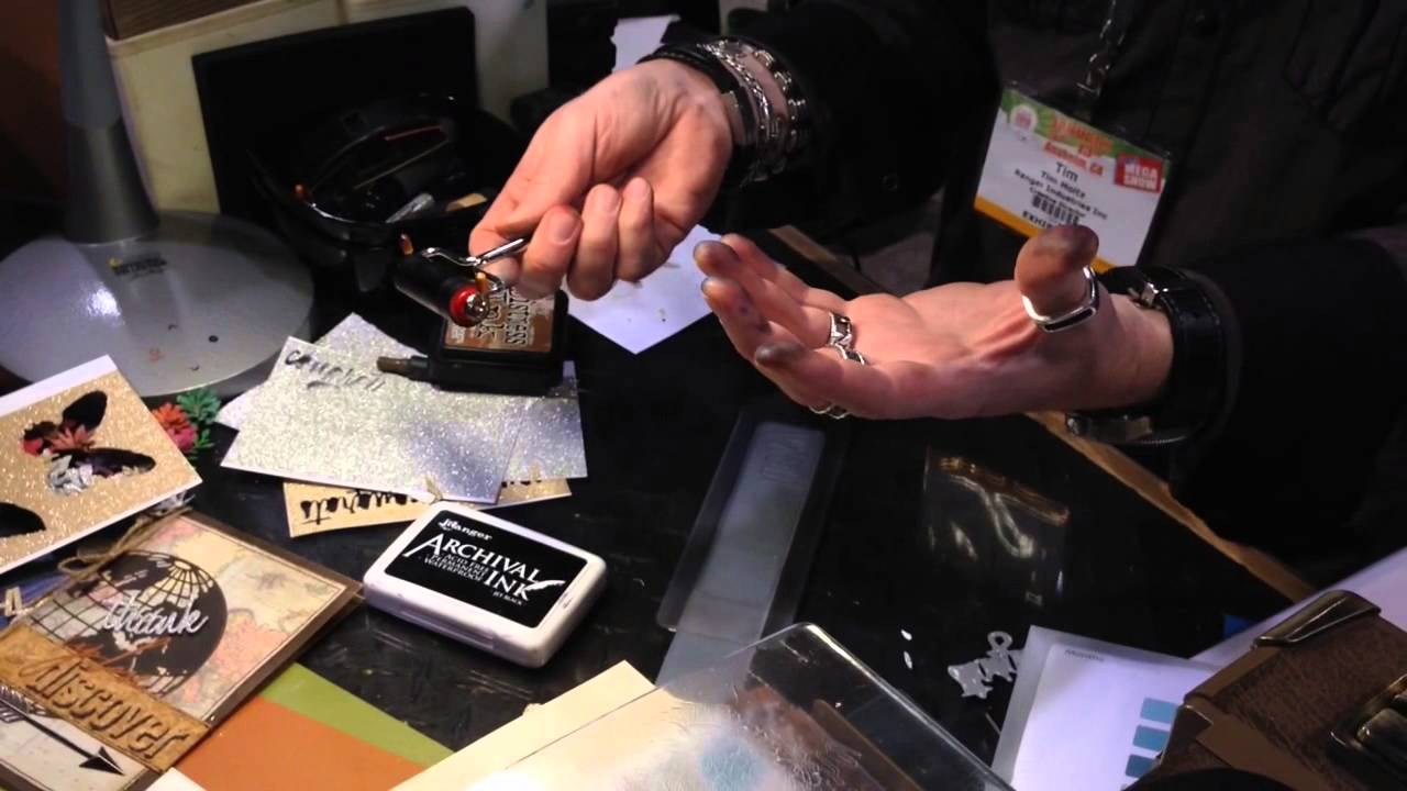 CHA 2015 - Sizzix - Tim Holtz ShadowPress Station