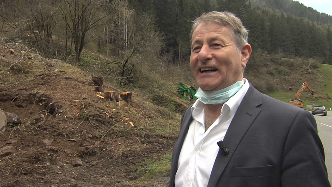 Neue Lawinenschutzgalerie auf der Straße nach Mühlwald