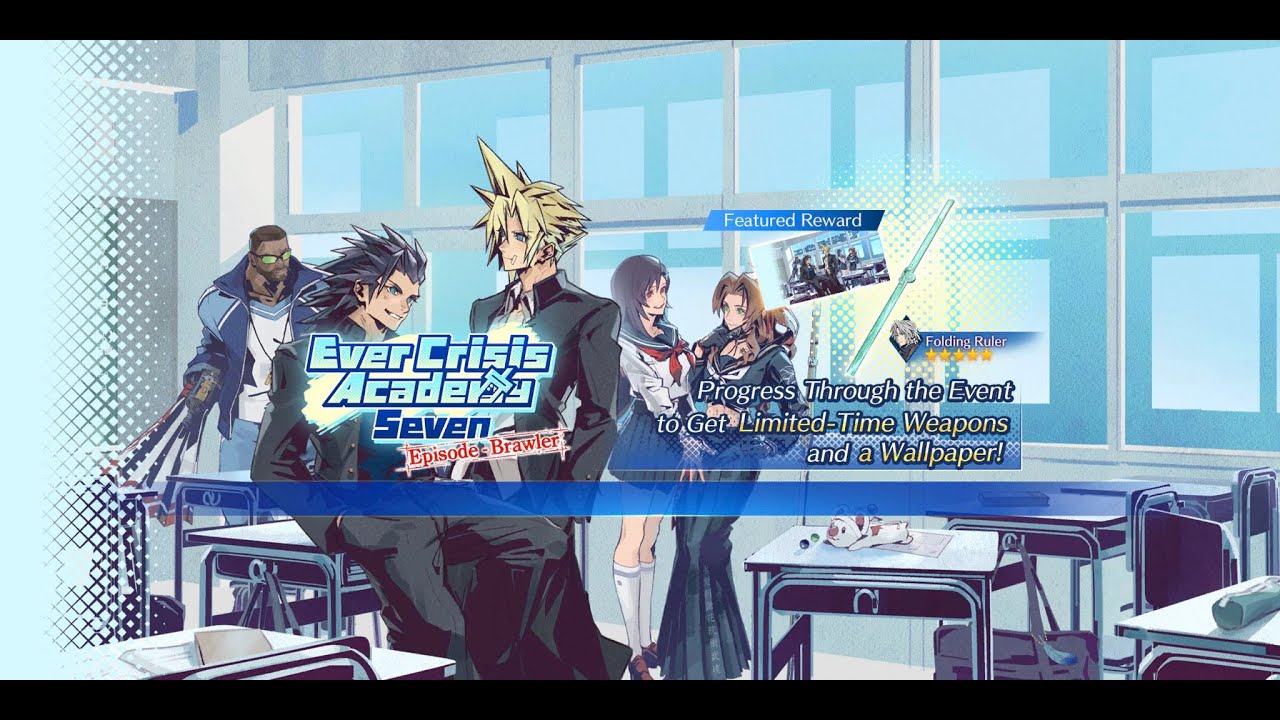 StygianSis Plays: Final Fantasy 7 Ever Crisis - Ever Crisis Academy Seven Episode Brawler (Gameplay)