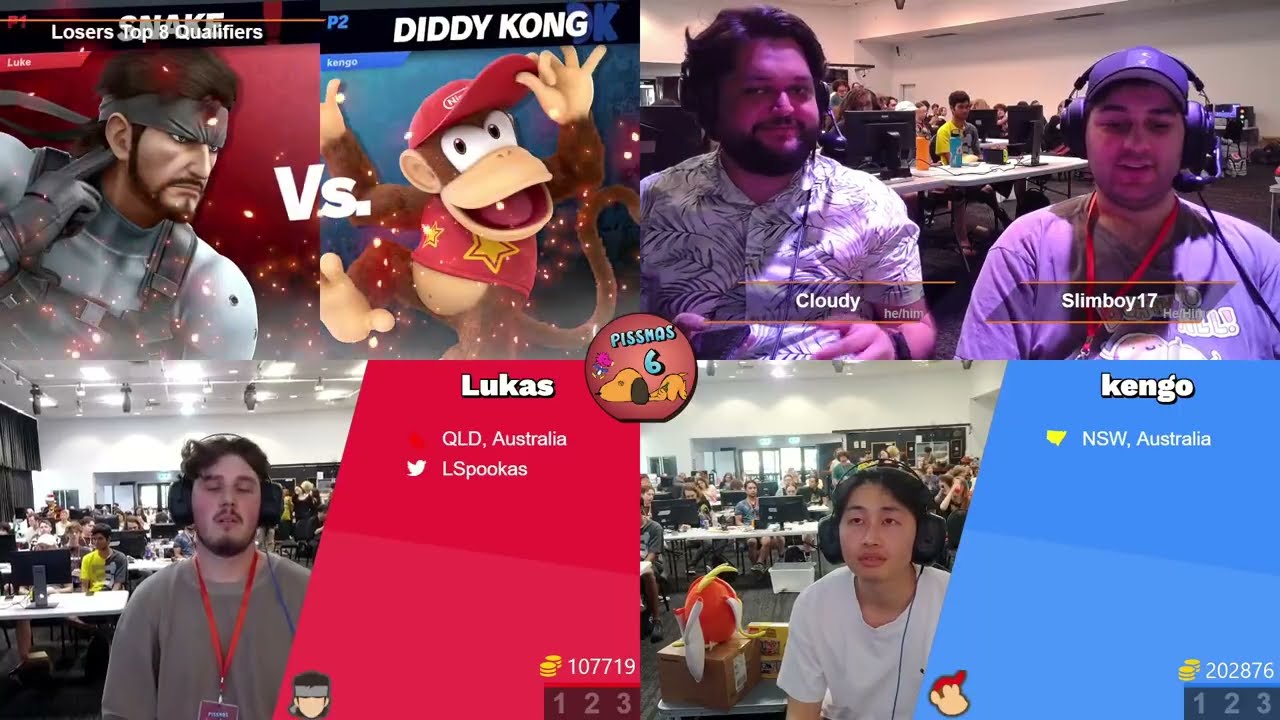 Pissmas6: Lukas vs kengo (Losers Top 8 Qualifiers)