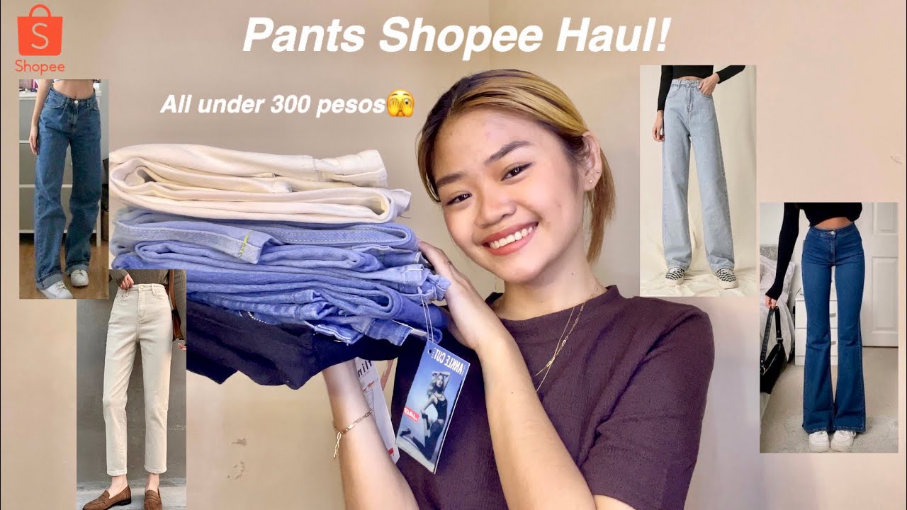 ALL UNDER P300 PANTS SHOPEE HAUL!!😳 | Krishia Diaz