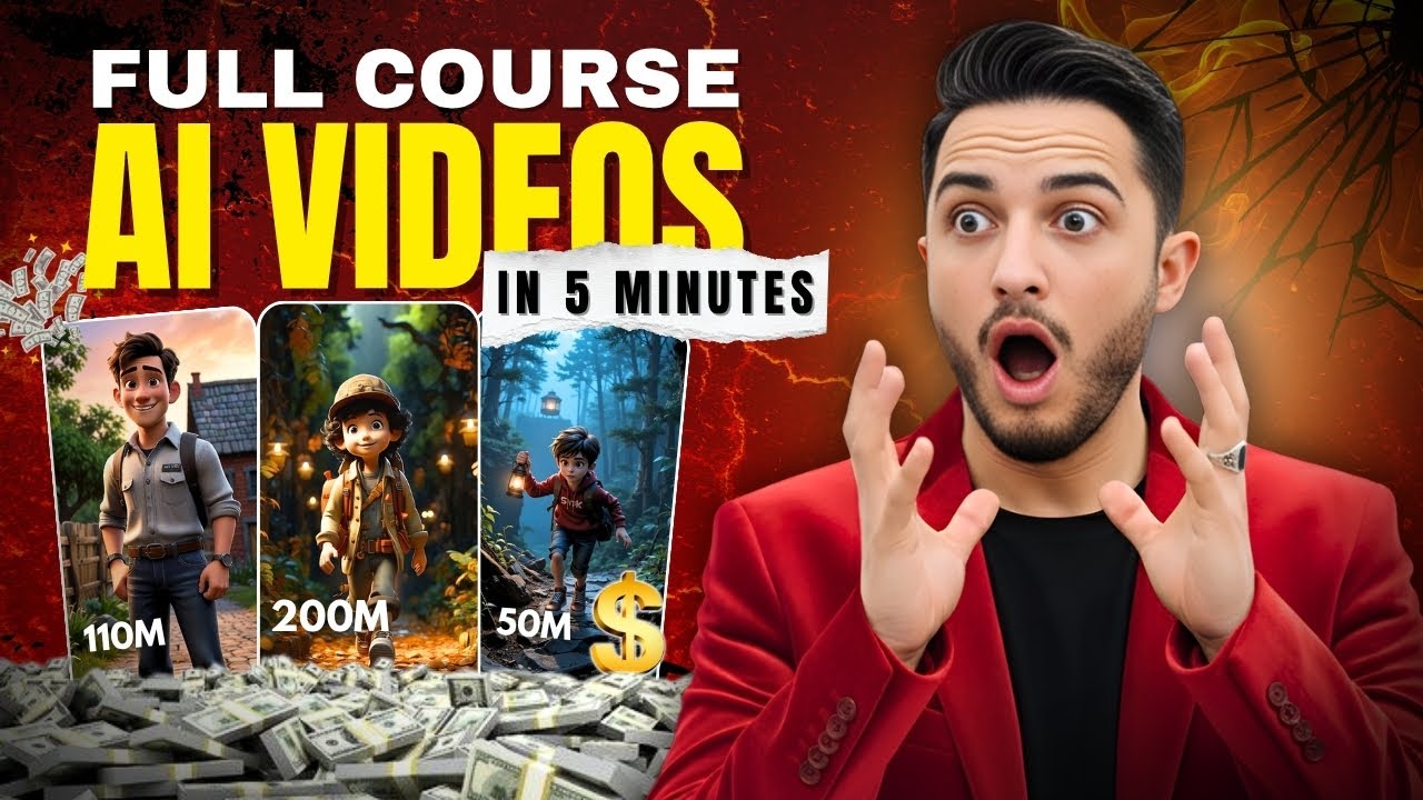 How to Create Trending Disney Pixar Style Videos With Free AI Tools | Viral AI Video Course