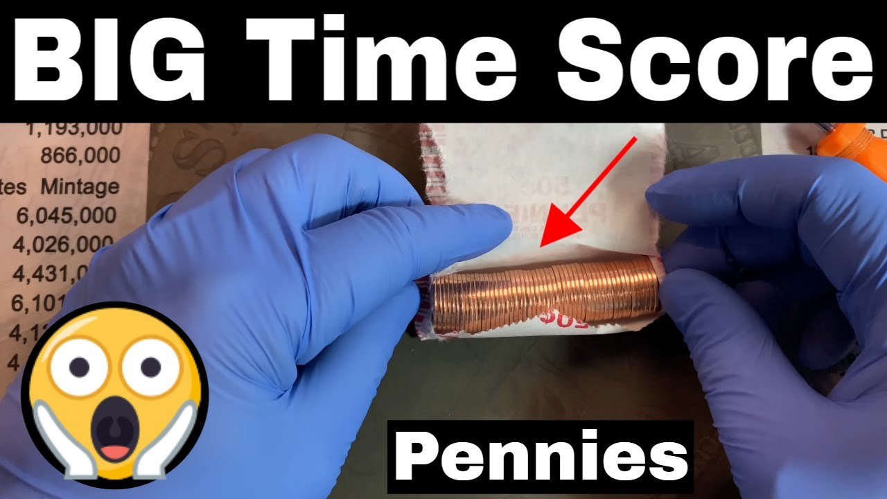 Searching For RARE and Valuable Coins in Penny Rolls - Extra V Pennies