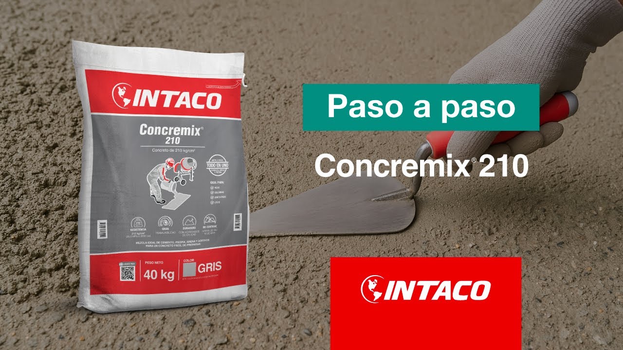 ¿Cómo usar Concremix® 210?