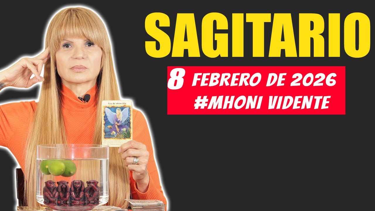 Horóscopo Hoy Sagitario 8 de Febrero 2026. Mhoni Vidente 🤑VAS A SER RICO🤑💵
