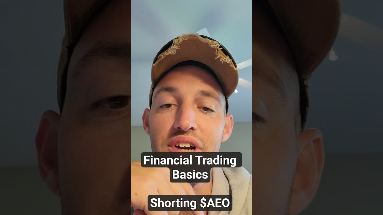 Shorting $AEO #stocks #trading