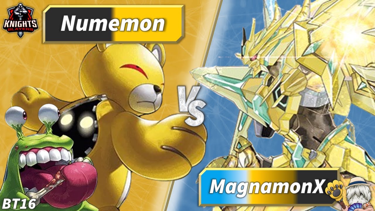 Numemon (Yellow/Black) VS MagnamonX (Blue/Yellow/Black) - Digimon Card Game BT16 Locals Match