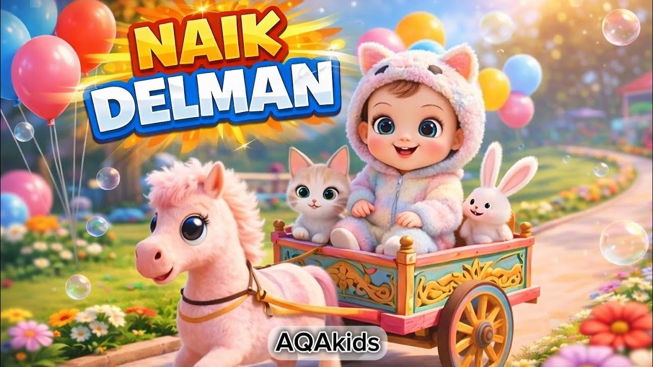 NAIK DELMAN CERIA | LAGU ANAK | LAGU ANAK POPULER 
