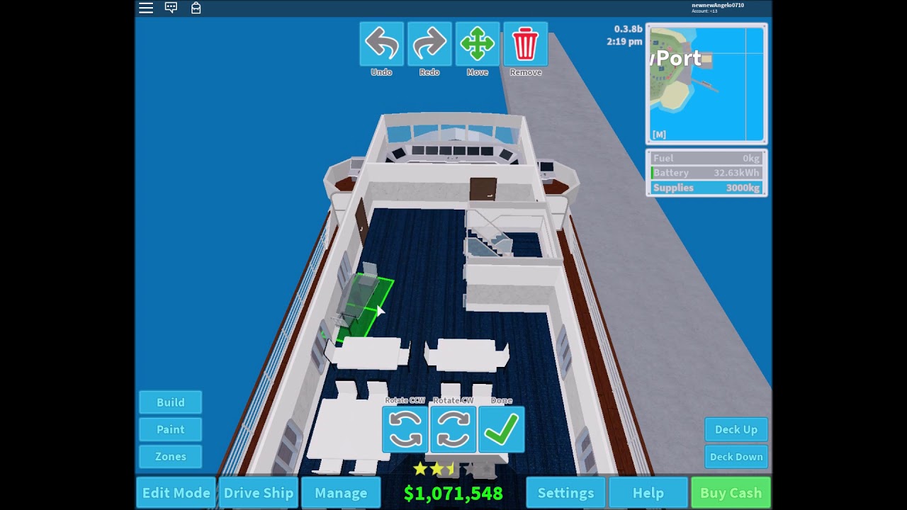 Heron Ferry SPEEDBUILD Roblox Cruise Ship Tycoon
