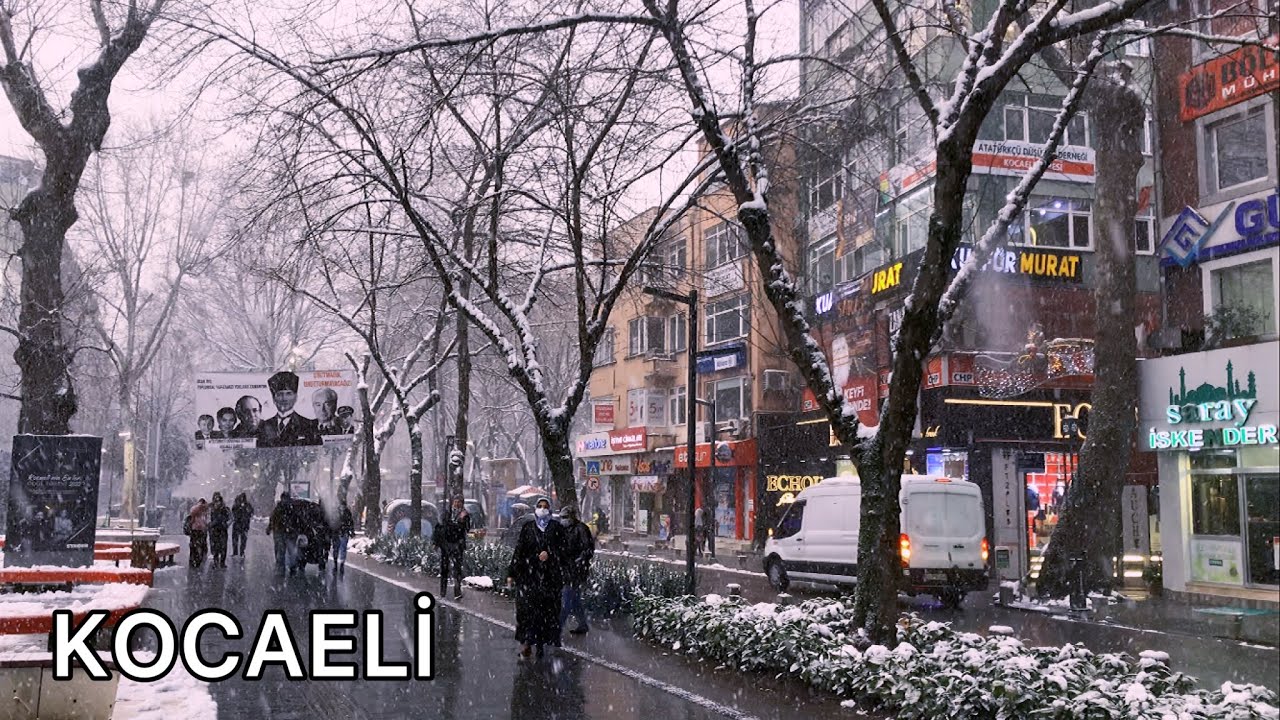İzmit'te Huzur Veren Yoğun Kar Yağışı (KOCALİ, İZMİT) | Live to Explore