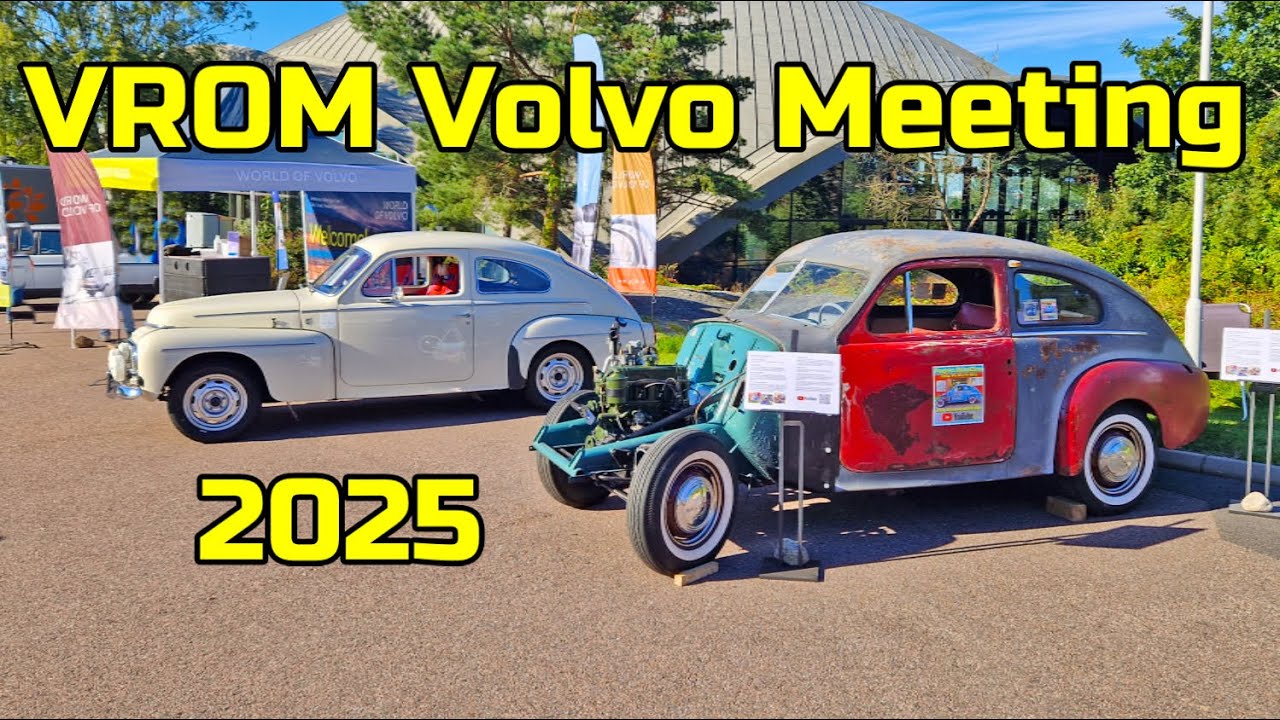 Vi åker på Volvo-träff med Projekt BlåmESen, Volvo PV 444 ES 1953. VROM 2025.