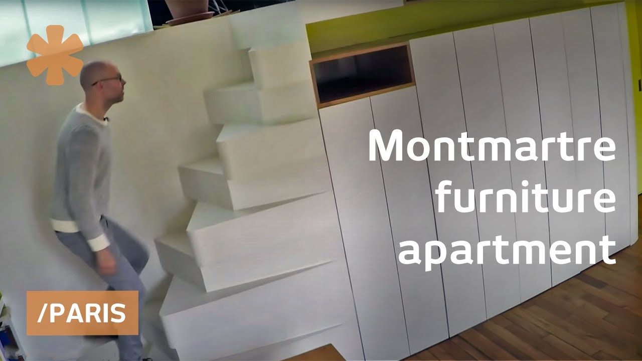 Turning Montmartre flat into adaptive space perched over Paris