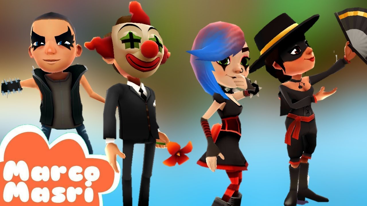 Subway Surfers Black Pack | LUCY, SPIKE, FRANK and ROSA
