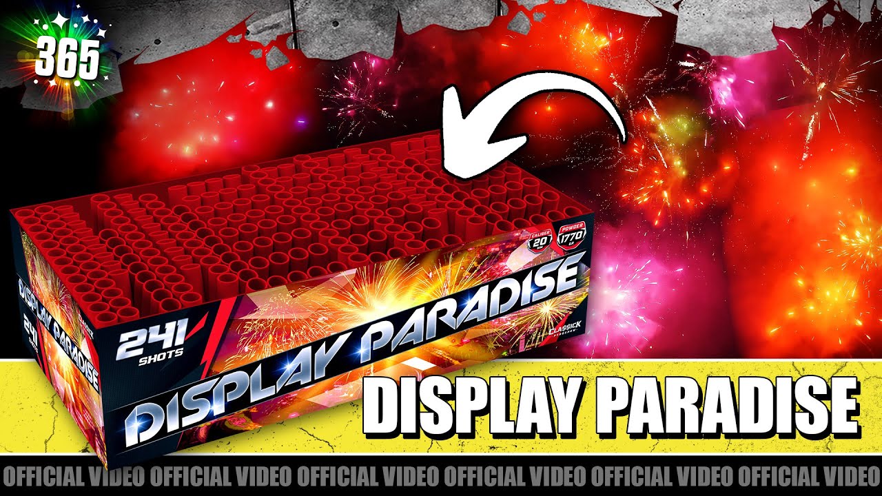 Pyroshow Display Paradise vuurwerk | Classick Pyroshow Series | Rubro | 241 schots Compound