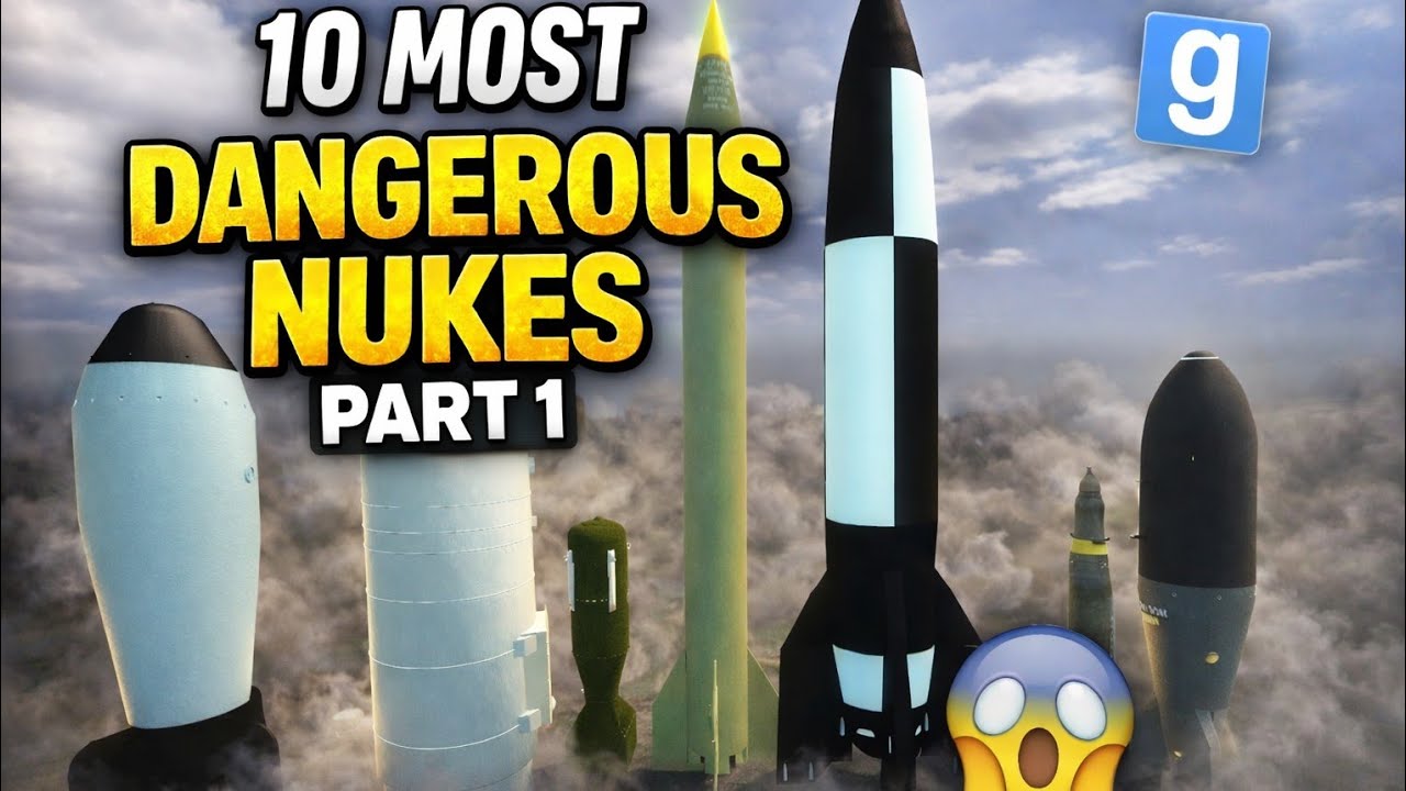 10 Deadliest Nukes Ever Tested in GMod 💣 | Part 1#gmodexperiments