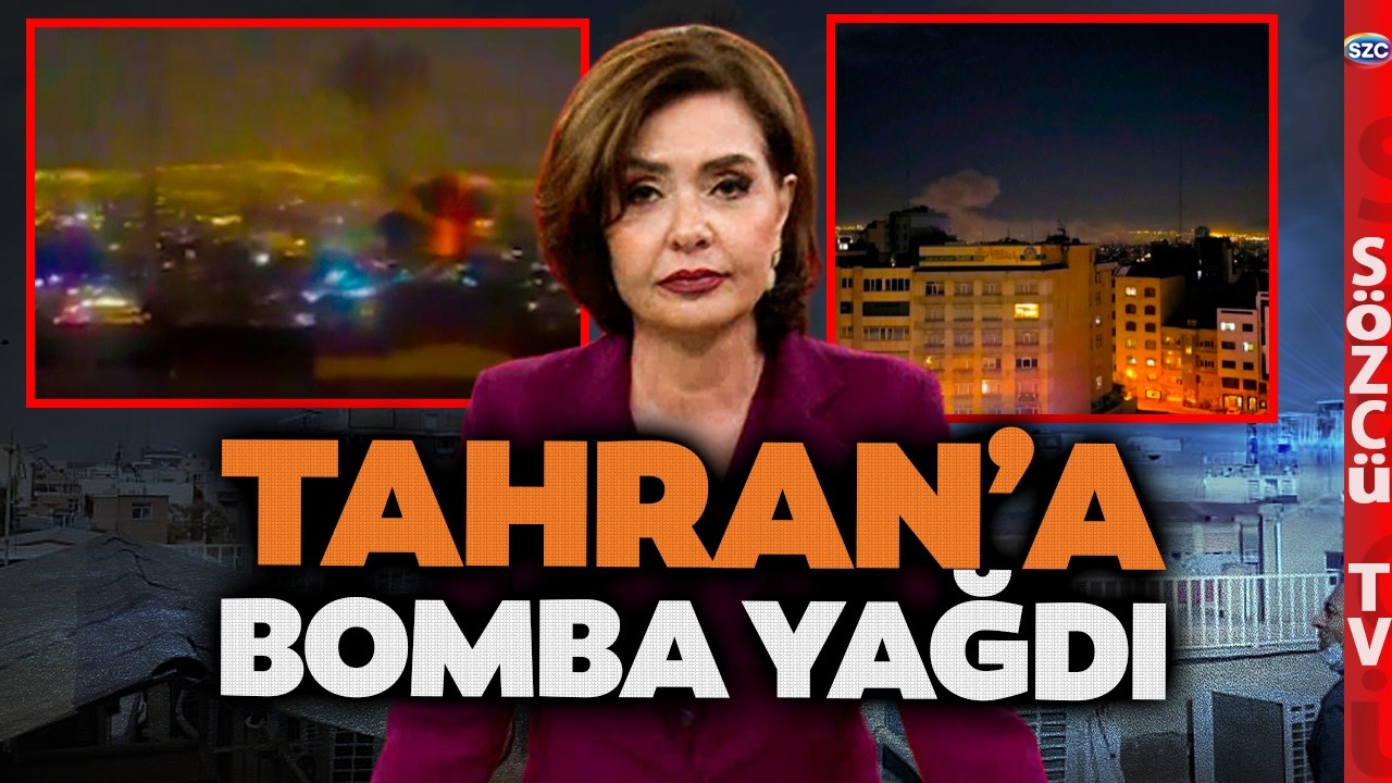 İsrail Tahran'ı Bombalıyor! Canlı Yayında Cehennem Gibi Görüntüler! Özlem Gürses Anlattı