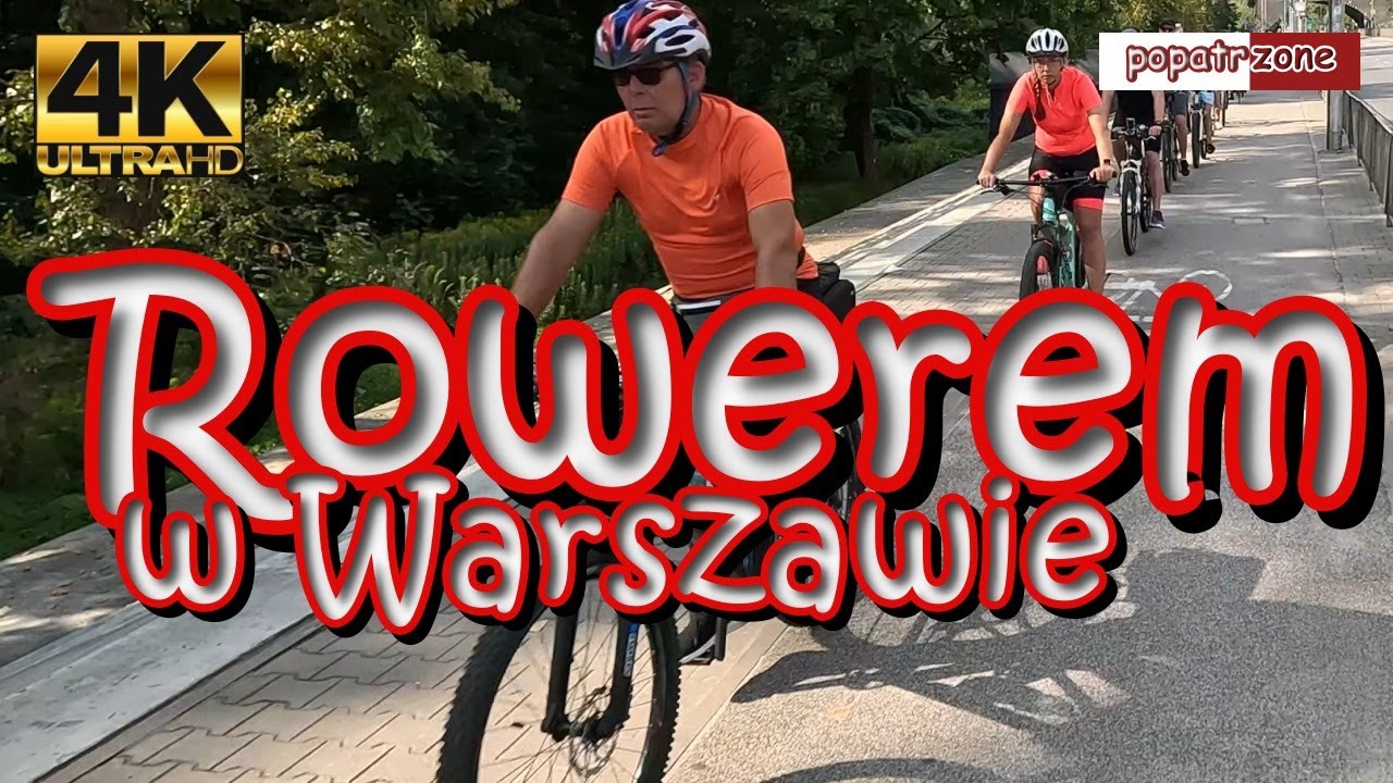 4K Rowerem przez Warszawę jadę oglądać budowę wieżowca The Bridge #cycling #bike #cityview #warsaw