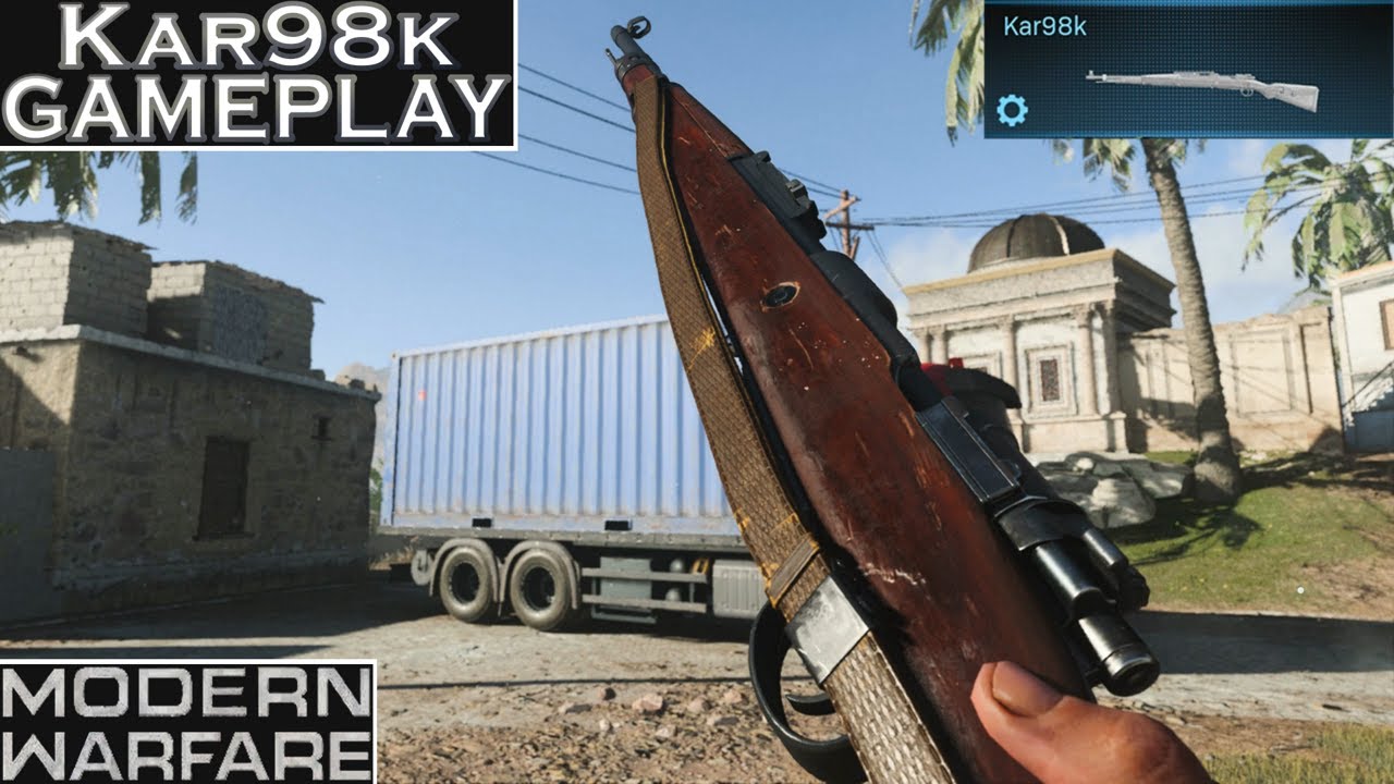 Modern Warfare Kar98k Gameplay (Without Attachments)