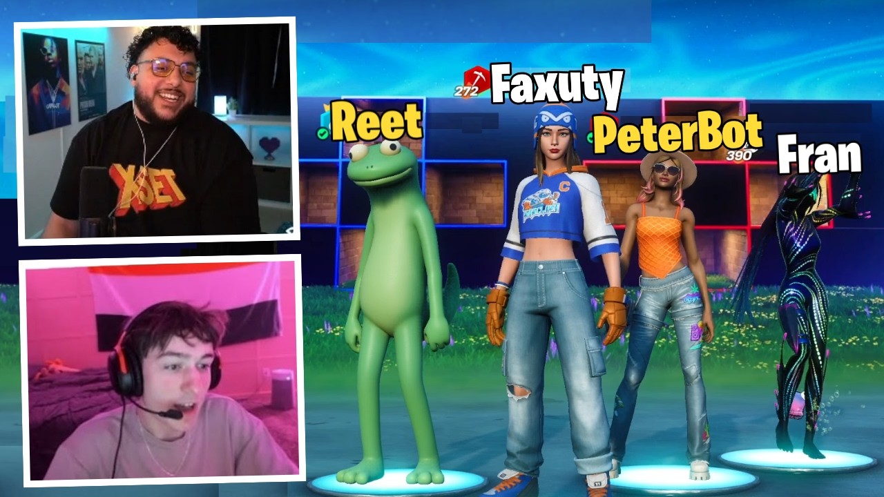 PeterBot Faxuty VS Reet Fraanticc 2v2 Zone Wars