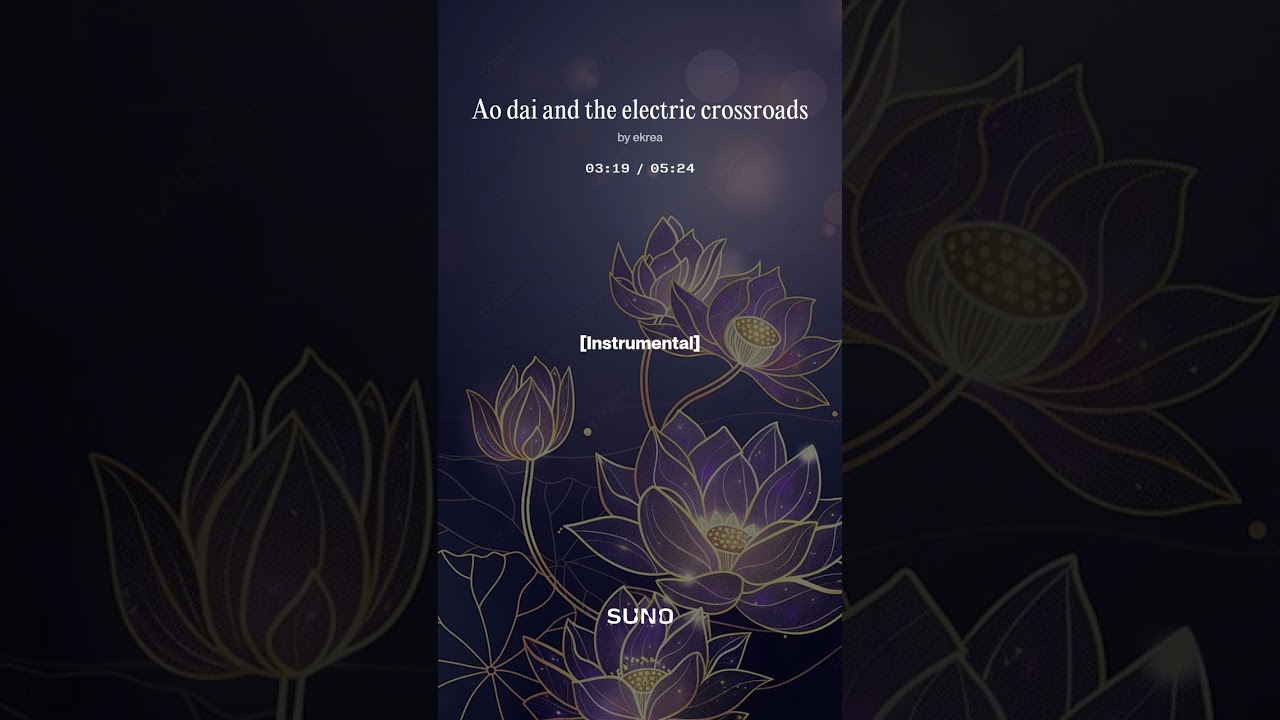Ao dai and the electric crossroads　　#フルオーケストラ　#幻想的EDM　#ベトナムの伝統音楽　#劇版　#suno　©️2025𝑬𝒌𝒓𝒆𝒂