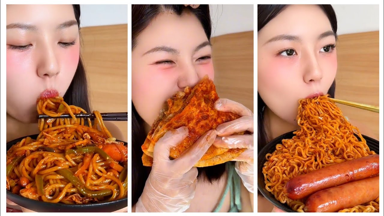 [ASMR MUKBANG] BEAUTY GIRL MUKBANG EATING SHOW COMPILATION #10 | DOUYIN TIKTOK CHINA