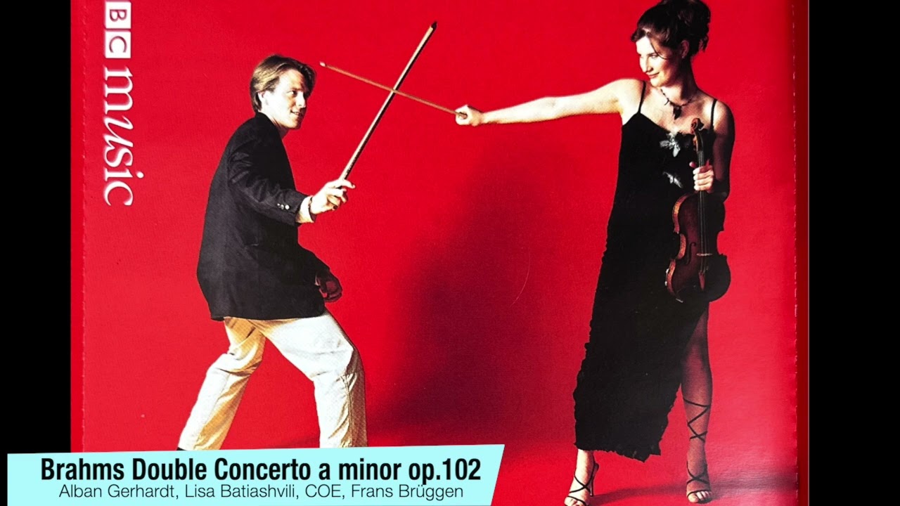 Alban Gerhardt plays Brahms Double Concerto with Lisa Batiashvili, COE and Frans Brüggen